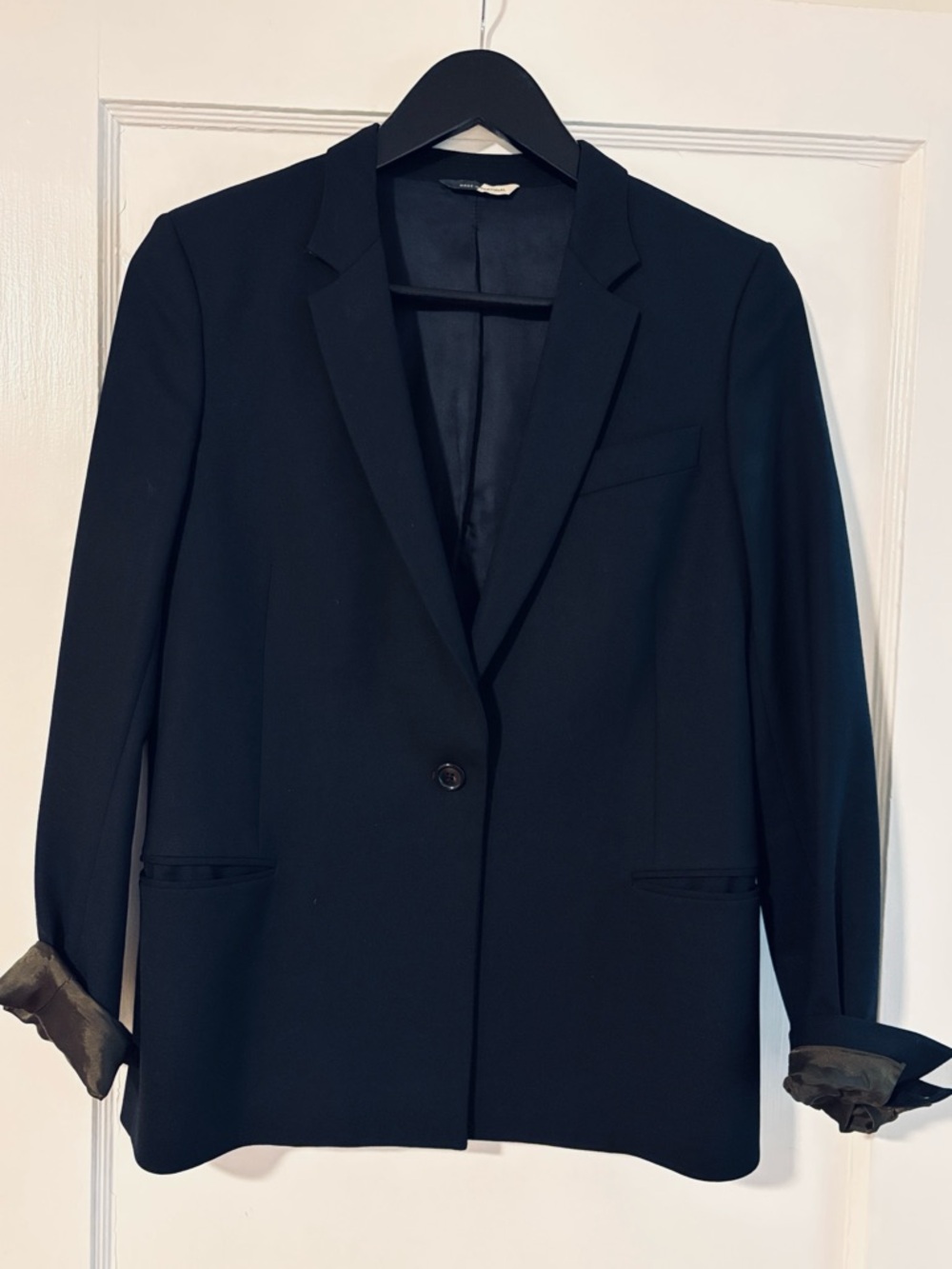 Paul Smith Black Women's Blazer Jacket ,100% Wool, 40